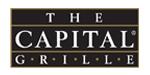 The Capital Grille, strong serif capital font