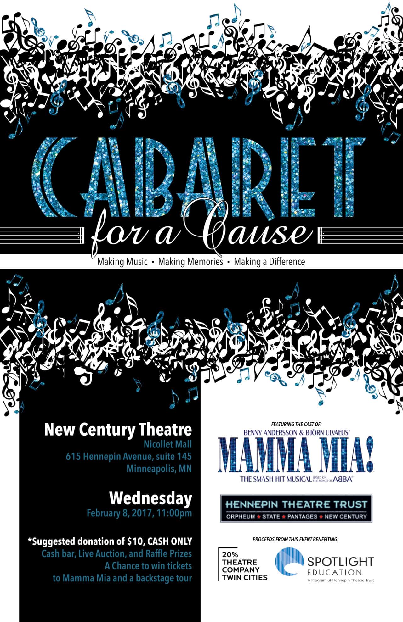 Cabaret for a Cause 2016-2017
