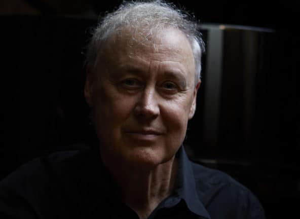 Bruce Hornsby staring at the camera