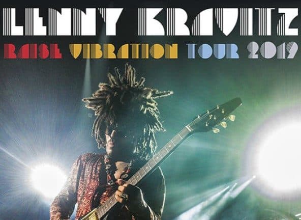 Lenny Kravitz Raise Vibration 2019 tour art