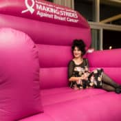 Mean Girls Making Strides Against Breast Cancer big chair photo