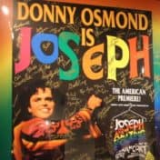 Autographed poster from 1992 run of Joseph and the amazing Technicolor Dreamcoat