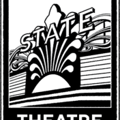 State Theatre marquee coloring page