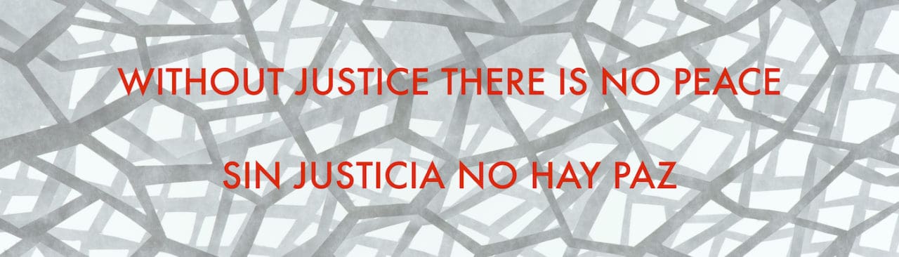 Keren Kroul - "Sin justicia no hay paz" artwork for Art Connects Us