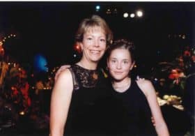 Lisa Krohn and Lindsey Vonn at 1997 The Lion King premiere opening night party