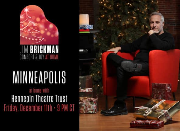 Jim Brickman virtual performance on December 11, 2020 at 9 p.m.