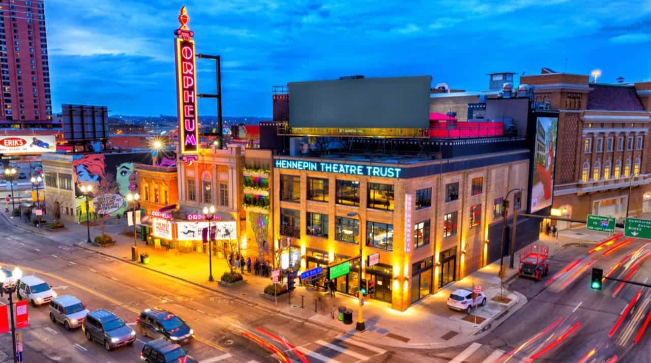 The Hennepin event center at 9th and Hennepin Avenue in the Hennepin Theatre District