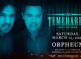 Los Temerarios at Orpheum Theatre | March 12, 2022