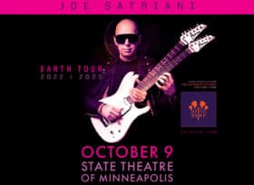 Joe Satriana - Earth 2022/2023 Tour at State Theatre in Minneapolis, Minnesota on October 9, 2022.