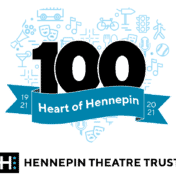 Hennepin Theatre Trust's Centennial logo