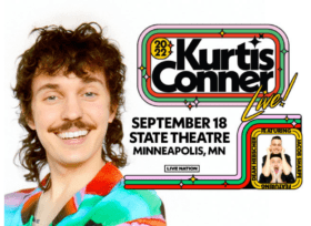 Kurtis Conner performing at the State Theatre in Minneapolis | September 18, 2022