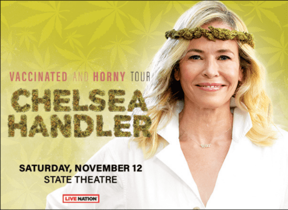 Chelsea Handler at State Theatre in Minneapolis, Minnesota on November 12, 2022.
