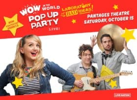 WOW in the World - Pop-up Party at the Pantages Theatre in Minneapolis, MN on October 15, 2022.