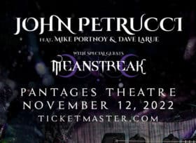 John Petrucci at Pantages Theatre in Minneapolis, Minnesota on November 12, 2022.