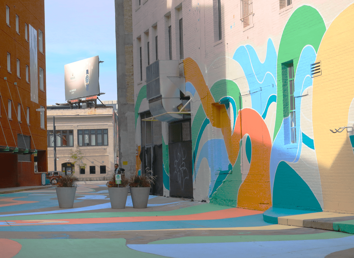 The Alley Project mural