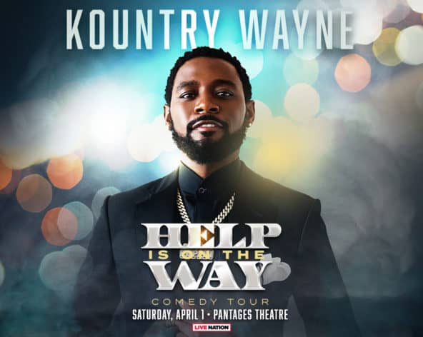 Kountry Wayne at Pantages Theatre in Minneapolis, Minnesota on April 1, 2023.