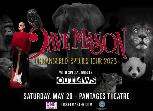 Dave Mason at Pantages Theatre in Minneapolis, Minnesota on May 20, 2023 at 7 p.m.