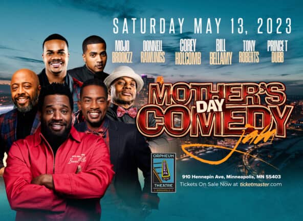 Mother's Comedy Jam at Orpheum Theatre in Minneapolis, Minnesota on May 13, 2023.