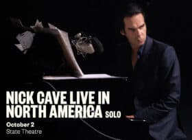 Nick Cave at State Theatre in Minneapolis, Minnesota on October 2,2023.
