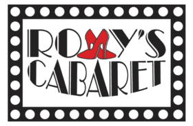 Roxy's Cabaret logo with red high heels