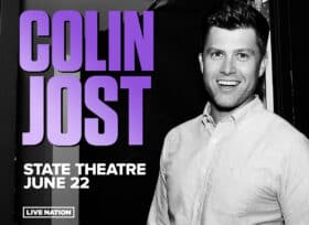 Colin Jost at State Theatre in Minneapolis, Minnesota on June 22, 2023.