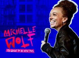 Michelle Wolf at Pantages Theatre in Minneapolis, Minnesota on October 5, 2023.