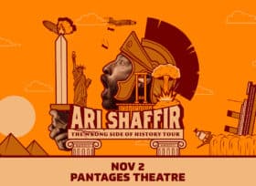 Ari Shaffir at Pantages Theatre in Minneapolis, Minnesota on November 2, 2023.