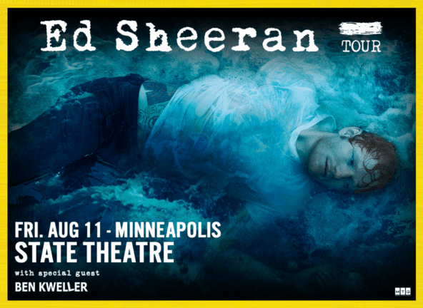Ed Sheeran at State Theatre in Minneapolis, Minnesota on August 11, 2023.
