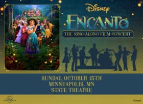 Encanto Live! on Sunday, October 15 in Minneapolis