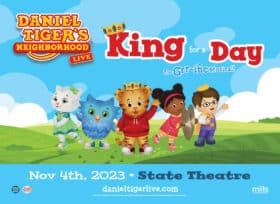 daniel tiger's neighborhood live king for a day